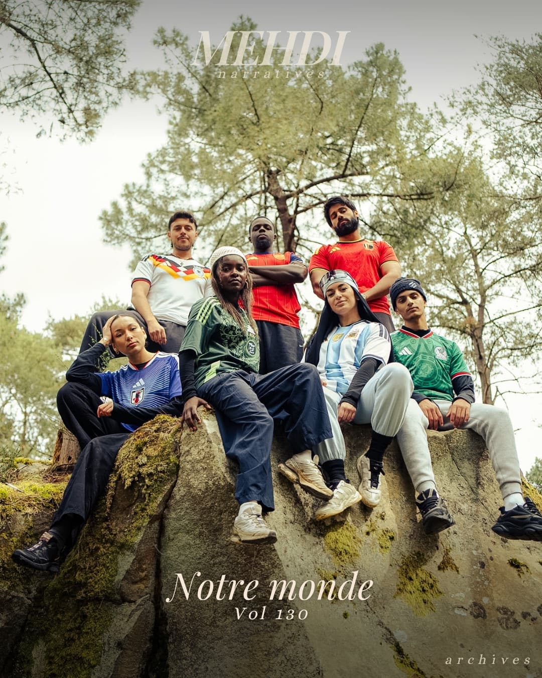Portrait éditorial coloré, héritage et modernité — Mehdi Narratives